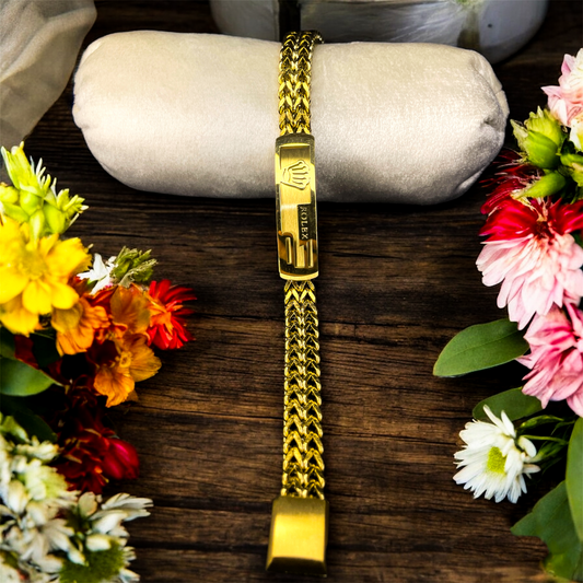 Rolex Sovereign - 10 Karat Rold Gold Bracelets (2 Years of Warranty)